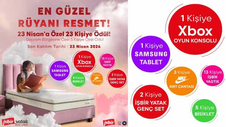 İşbir Yatak 7-15 Yaş Çocuk Resim Yarışması