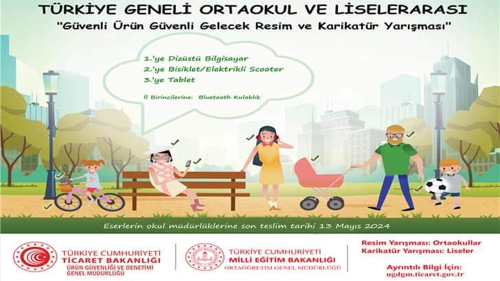 Ticaret Bakanlığı Ortaokul Öğrencileri Arası Resim Yarışması