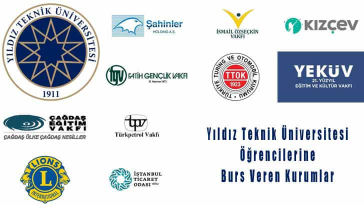 Yıldız Teknik Üniversitesi Öğrencilerine Burs Veren Kurumlar