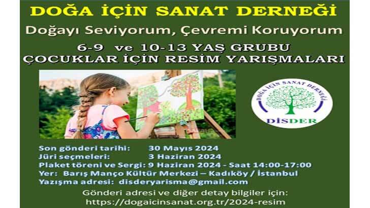 DİSDER 6-9 Ve 10-13 Yaş Çocuk Resim Yarışması