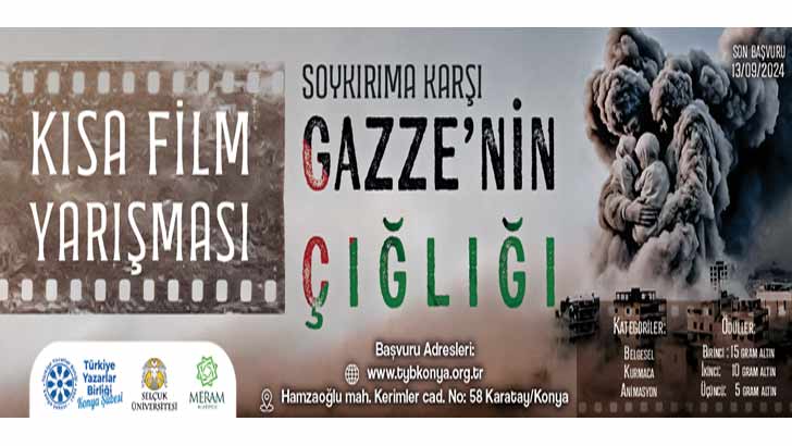Soykırıma Karşı Gazze’nin Çığlığı Kısa Film Yarışması