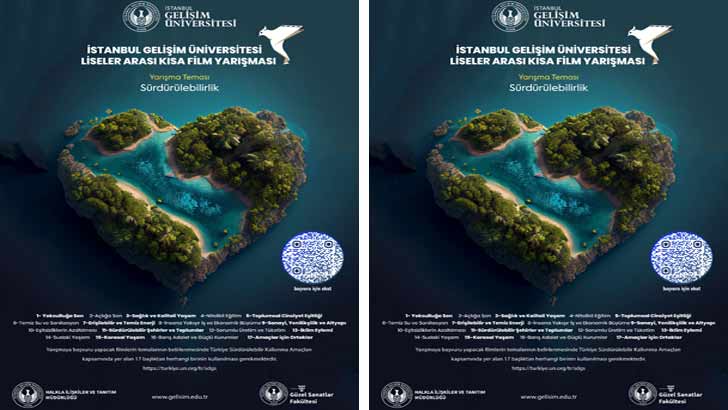 Gelişim Üniversitesi Liselerarası Kısa Film Yarışması