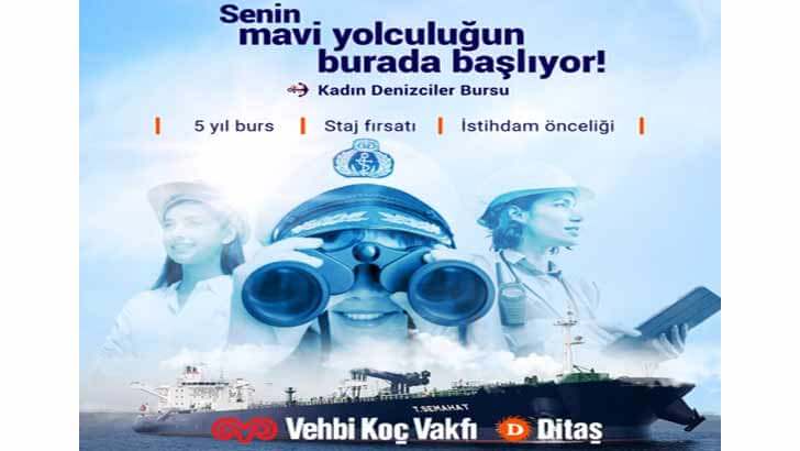 DİTAŞ Kadın Denizciler Başarı Bursu Başvurusu