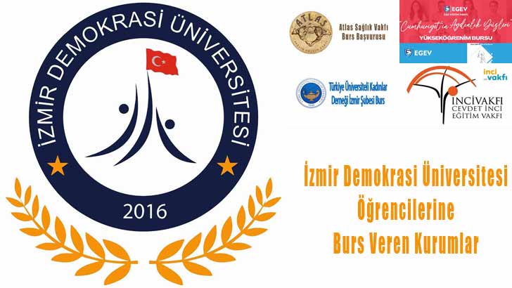 İzmir Demokrasi Üniversitesine Burs Veren Kurumlar