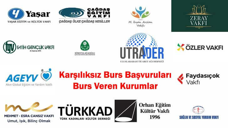 Karşılıksız Burs Başvuruları 2025-2026