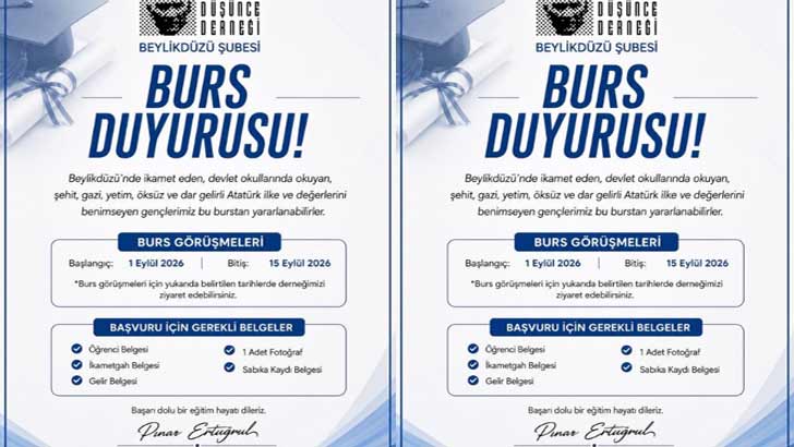 ADD Beylikdüzü Şubesi Burs Başvuruları