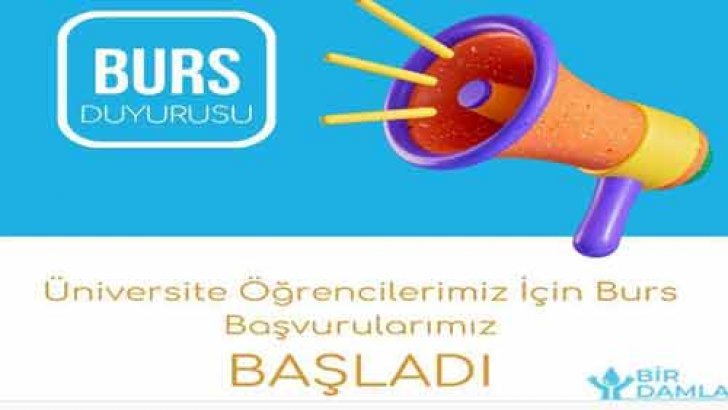 Bir Damla Derneği Burs Başvurusu