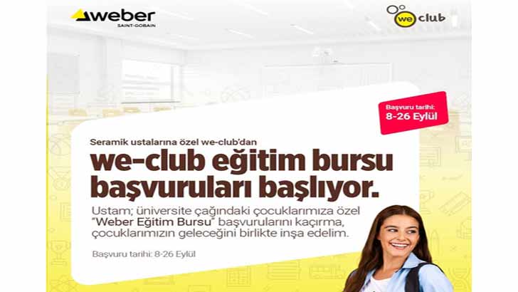 TOG Weber Eğitim Bursu Başvuruları
