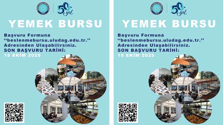 Uludağ Üniversitesi Yemek Bursu Başvurusu