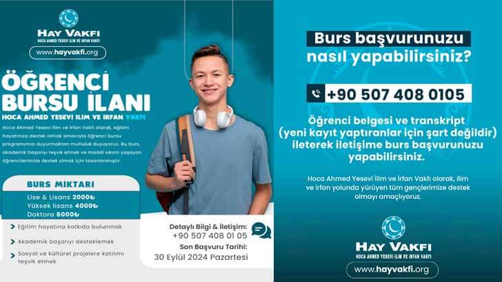 Hay Vakfı Burs Başvuruları