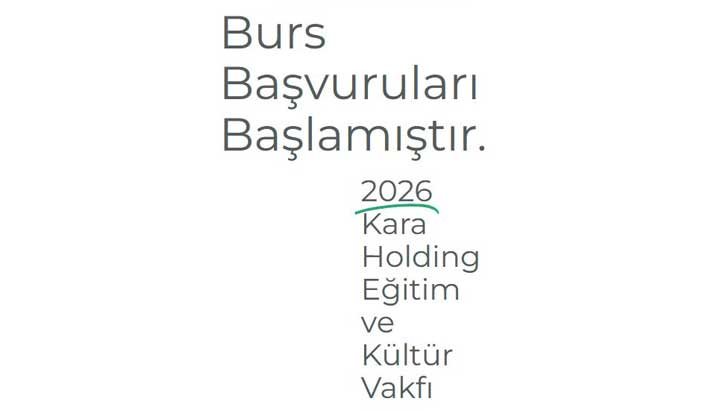 Kara Holding Eğitim Ve Kültür Vakfı Bursu Başvuruları