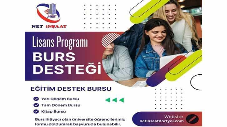 Net İnşaat Burs Başvuruları