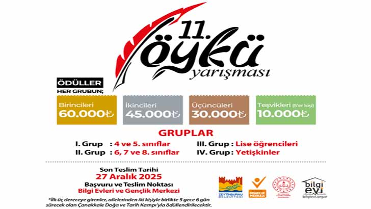 Zeytinburnu Belediyesi Öykü Yarışması