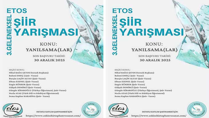 3. ETOS Şiir Yarışması