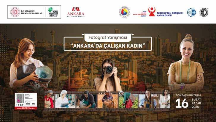 Ankara’da Çalışan Kadın Temalı Ulusal Fotoğraf Yarışması