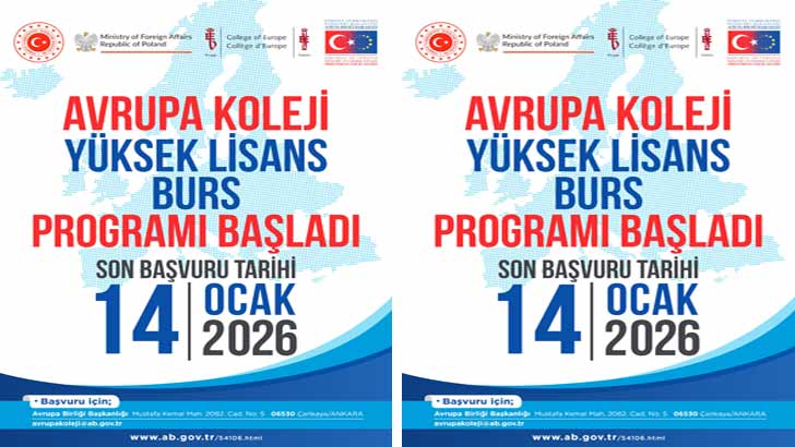 Avrupa Koleji Yüksek Lisans Bursu Başvurusu