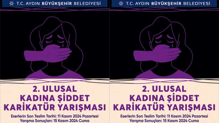 Aydın Belediyesi Kadına Şiddet Ulusal Karikatür Yarışması
