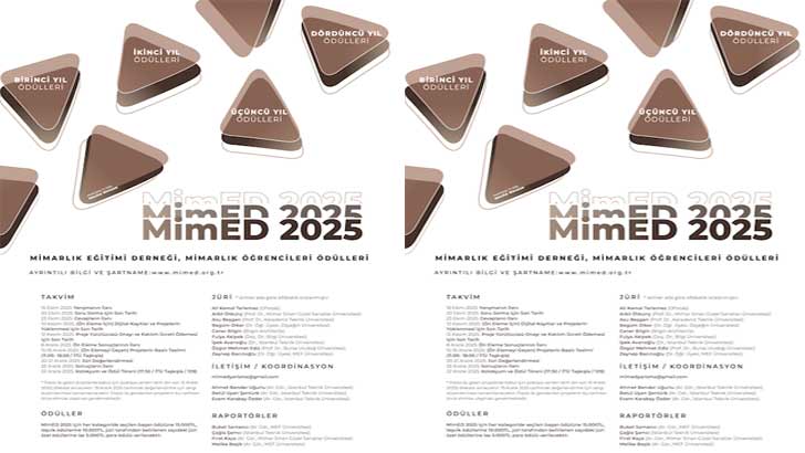 Mimed Mimarlık Öğrencileri Proje Ödülleri Yarışması