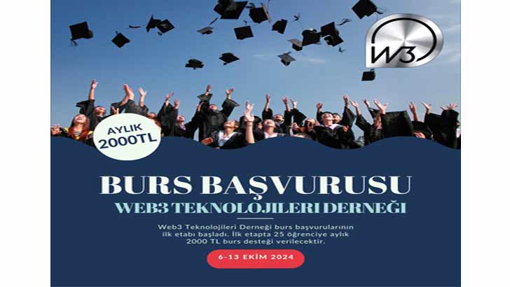 Web3 Teknolojileri Derneği Bursu Başvurusu