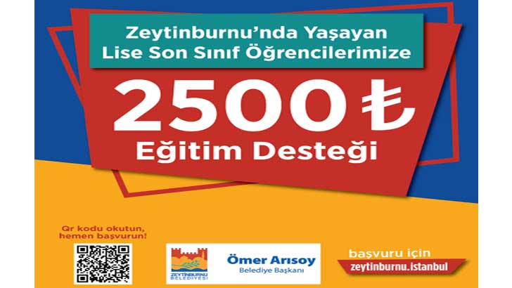Zeytinburnu Belediyesi Lise Bursu Başvurusu