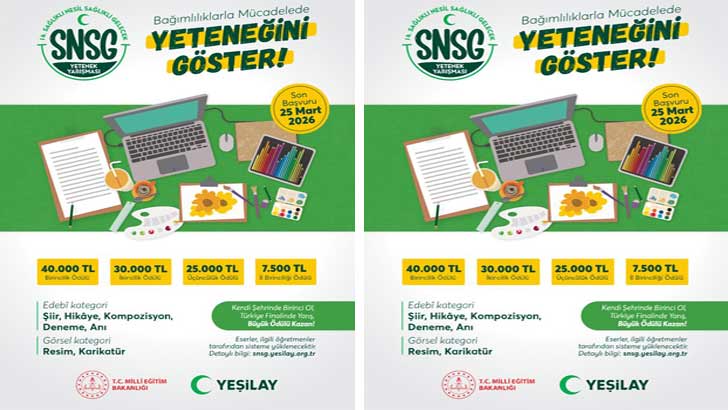 14. Yeşilay Sağlıklı Nesil Sağlıklı Gelecek Yetenek Yarışması 2026
