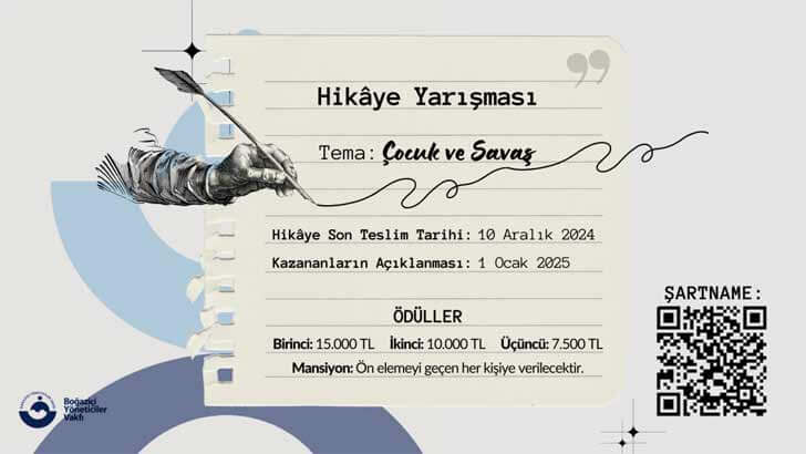 BYV Çocuk Ve Savaş Temalı Hikaye Yarışması