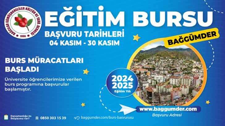 Bağcılar Gümüşhaneliler Derneği Bursu Başvuruları