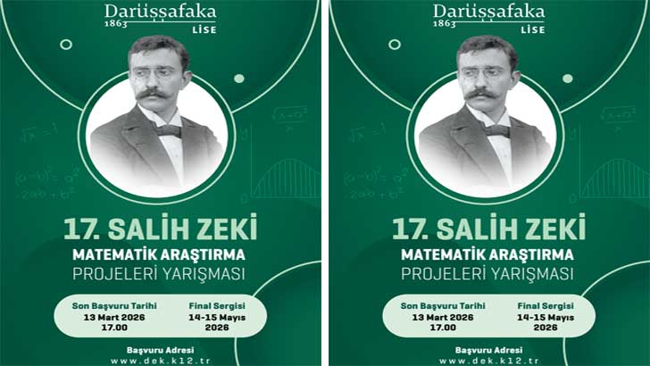 17. Salih Zeki Matematik Projeleri Yarışması 2026