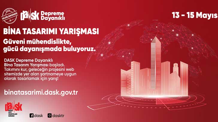 DASK Depreme Dayanıklı Bina Tasarım Yarışması 2026