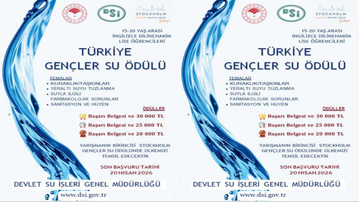 Türkiye Gençler Su Ödülü Proje Yarışması 2026