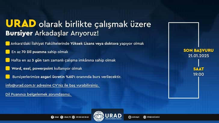 URAD Bursu Başvuruları