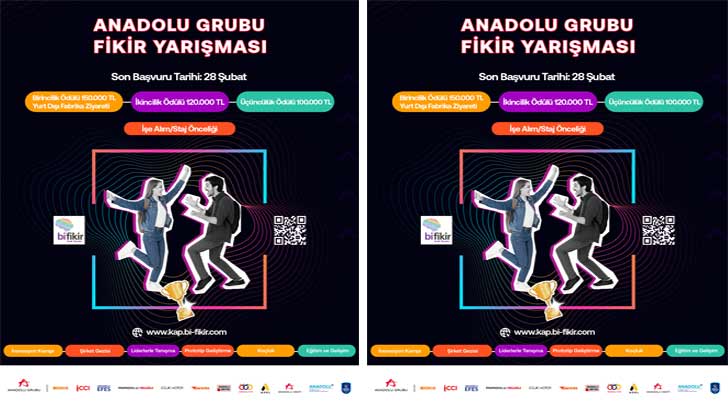 Anadolu Grubu Bi Fikir Kap Fikir Yarışması