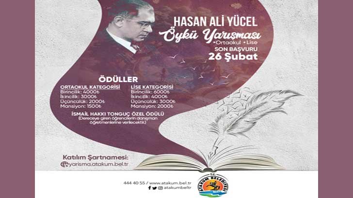 Atakum Belediyesi Hasan Ali Yücel Öykü Yarışması