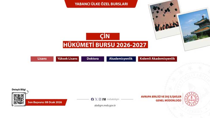 Çin Hükümet Bursu Başvuruları