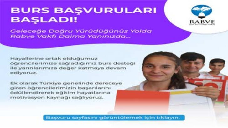 Rabve İlim Ve Hizmet Vakfı Bursu Başvuruları