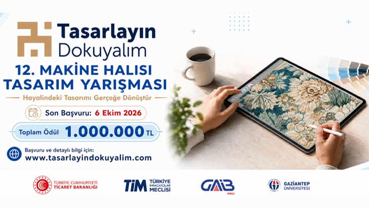 Tasarlayın Dokuyalım Makine Halısı Tasarım Yarışması 2026