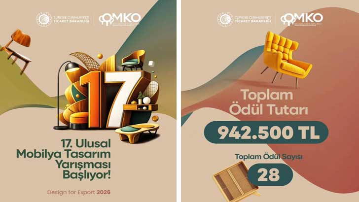 17. Ulusal Mobilya Tasarım Yarışması 2026