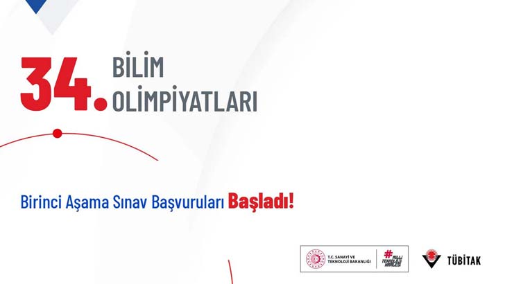 34. Tübitak Bilim Olimpiyatları Başvurusu 2026