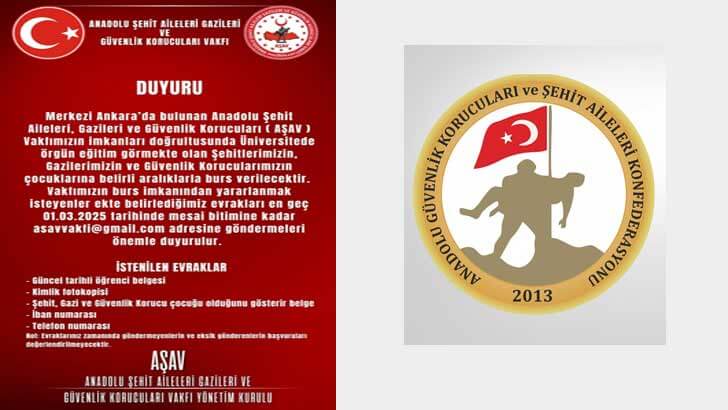 AŞAV Bursu Başvuruları