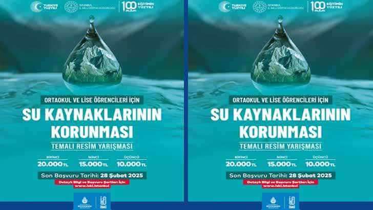 İSKİ Su Kaynaklarının Korunması Resim Yarışması