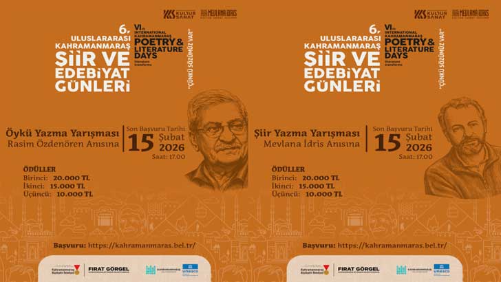 Uluslararası Kahramanmaraş Şiir Ve Edebiyat Günleri Yarışmaları 2026