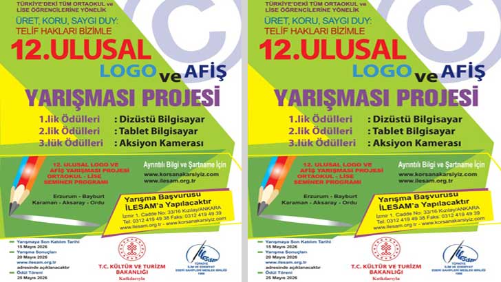 Esere Saygılı Korsana Karşıyız Logo Ve Afiş Yarışması 2026