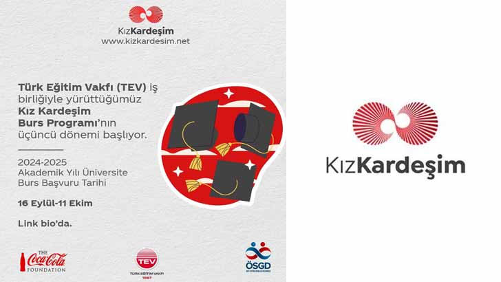 Kız Kardeşim Burs Programı Başvuruları