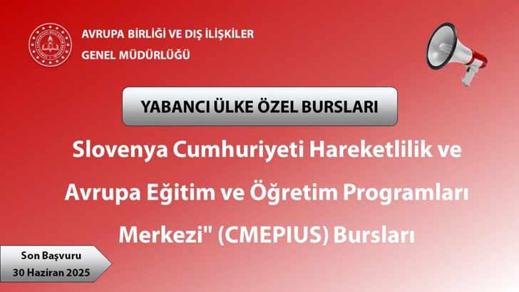 Slovenya CMEPIUS Bursu Başvuruları