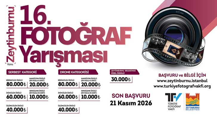 16. Zeytinburnu Belediyesi Ulusal Fotoğraf Yarışması 2026