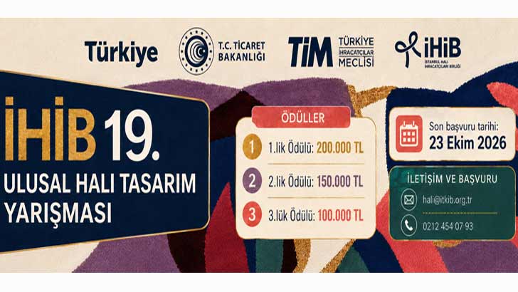 19. İHİB Ulusal Halı Tasarım Yarışması 2026