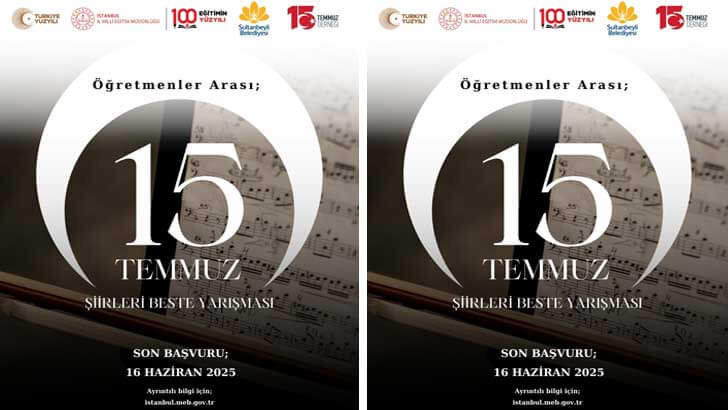 Öğretmenler Arası 15 Temmuz Şiirleri Beste Yarışması