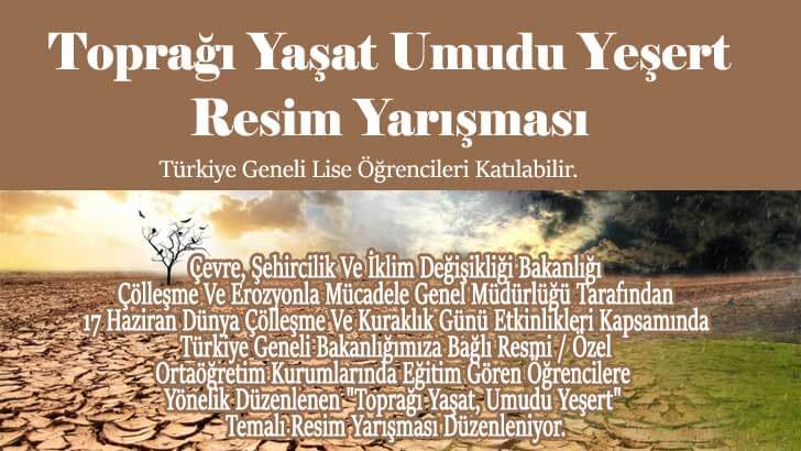 Toprağı Yaşat Umudu Yeşert Resim Yarışması