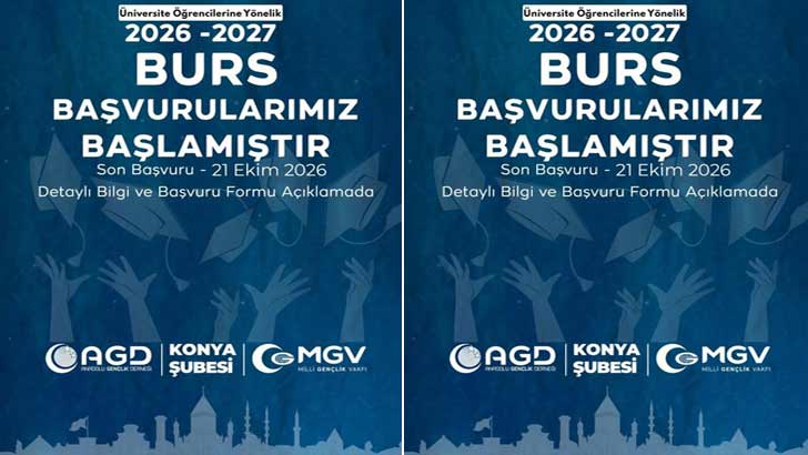 AGD Anadolu Gençlik Derneği Konya Şubesi Bursu Başvurusu