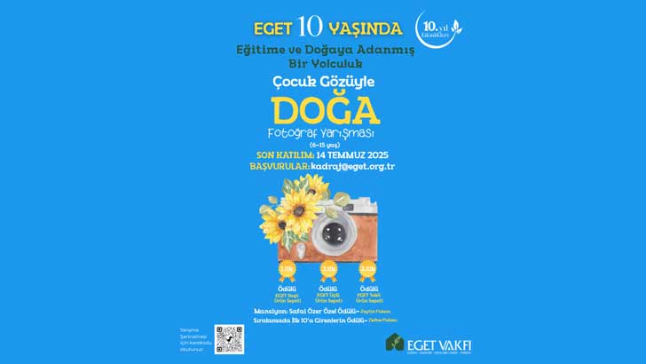 Eget Vakfı Çocuk Gözüyle Doğa Fotoğraf Yarışması